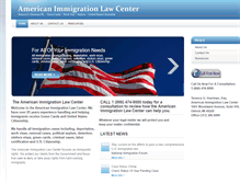 Tablet Screenshot of americanimmigrationlaw.net
